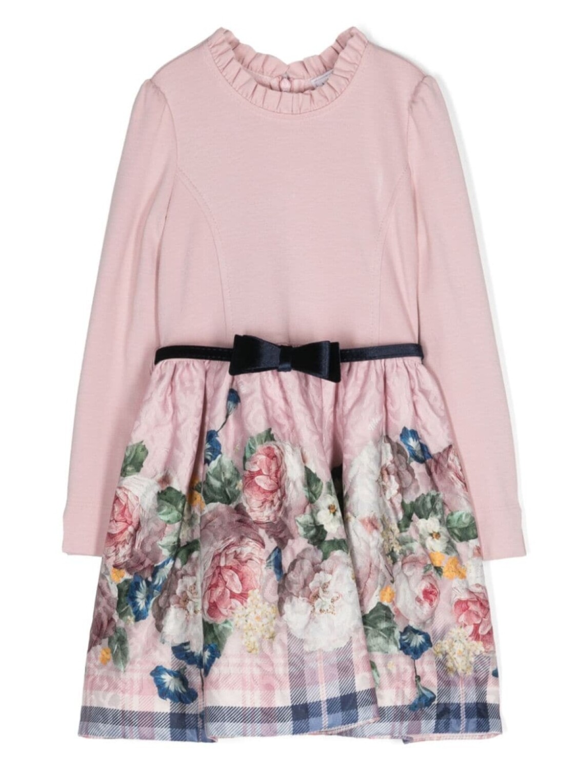 Monnalisa расклешенное платье с цветочным принтом, розовый
Monnalisa расклешенное платье с цветочным принтом, розовый