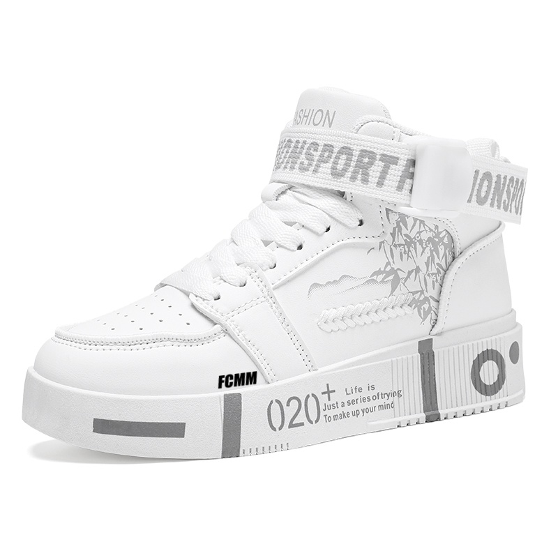 Противоскользящие износостойкие высокие повседневные кроссовки для детей FCMM, белый/серый
Противоскользящие износостойкие высокие повседневные кроссовки для детей FCMM, белый/серый