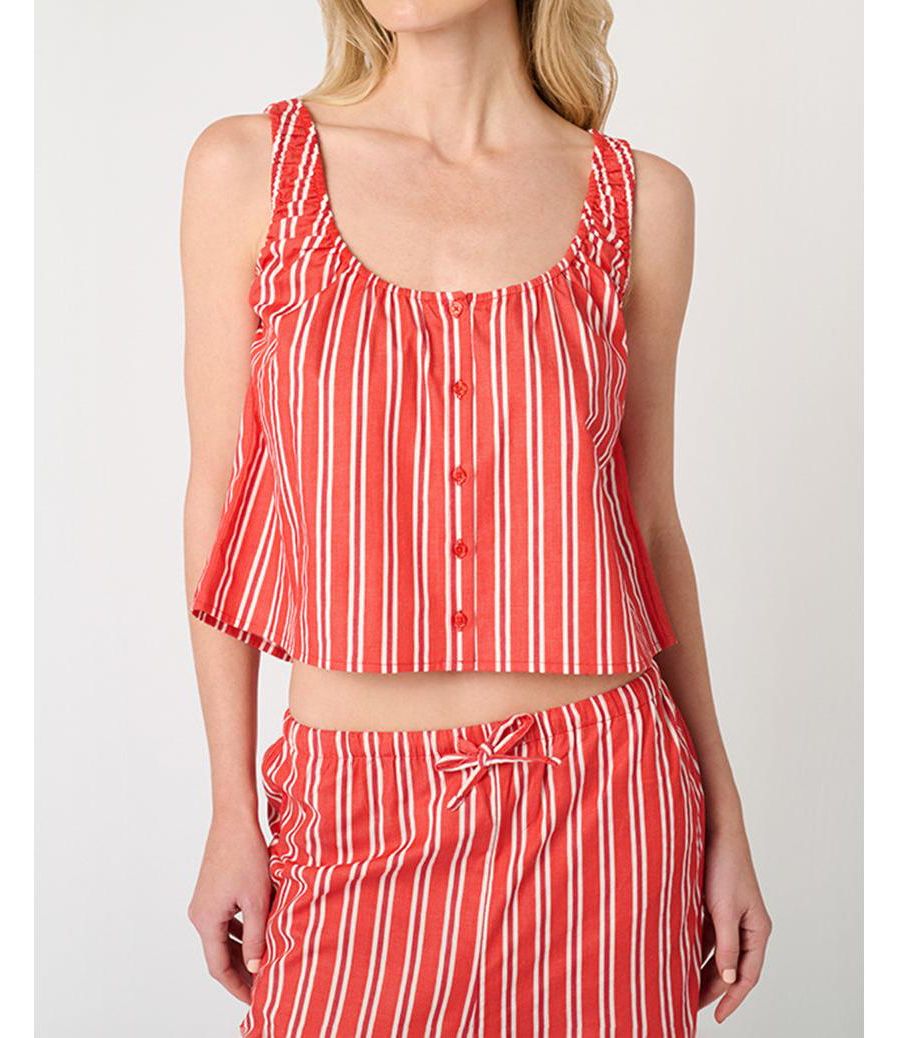 Женская майка с вырезом-лодочкой WeWoreWhat, Vibrnt red mlti
Женская майка с вырезом-лодочкой WeWoreWhat, Vibrnt red mlti