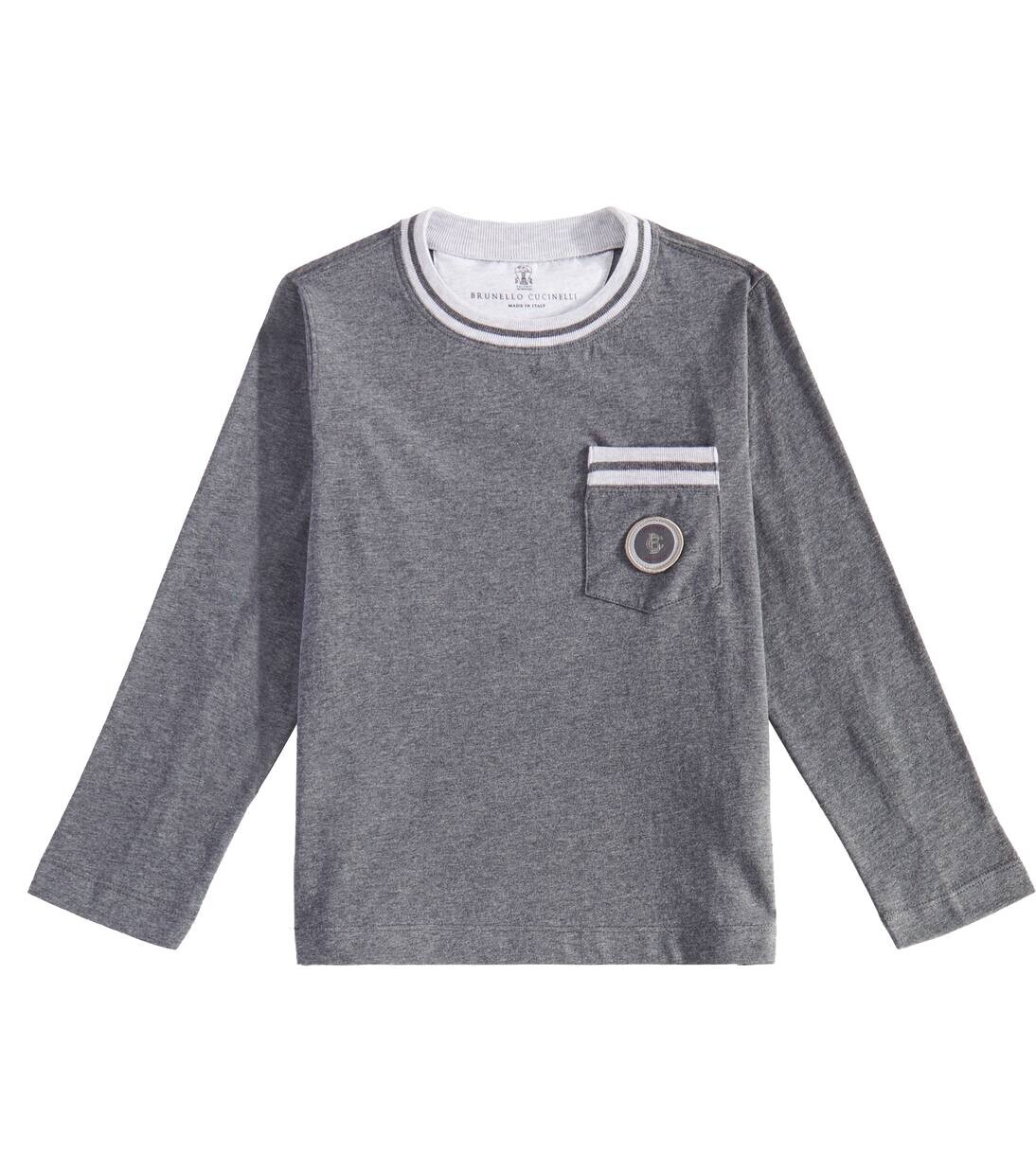 Футболка из хлопка с принтом Brunello Cucinelli Kids, цвет lead
Футболка из хлопка с принтом Brunello Cucinelli Kids, цвет lead