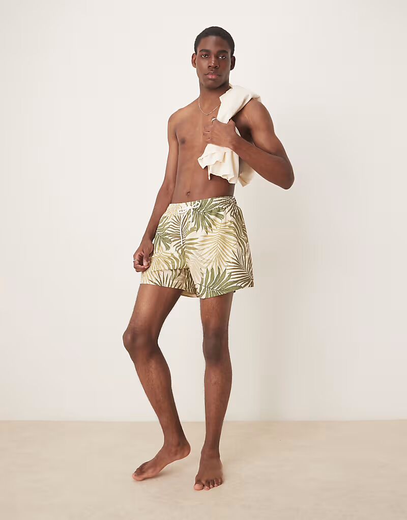 Купальники Abercrombie & Fitch, длина 5 дюймов, с зеленым пальмовым принтом
Купальники Abercrombie & Fitch, длина 5 дюймов, с зеленым пальмовым принтом