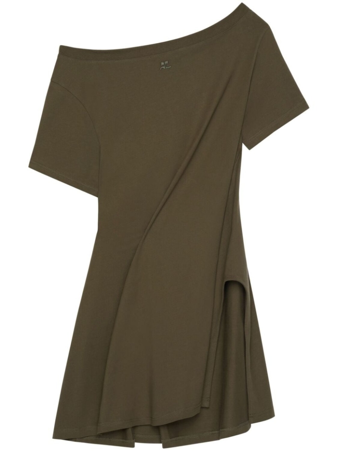 Платье мини с вырезом-лодочкой Courrèges, зеленый
Платье мини с вырезом-лодочкой Courrèges, зеленый