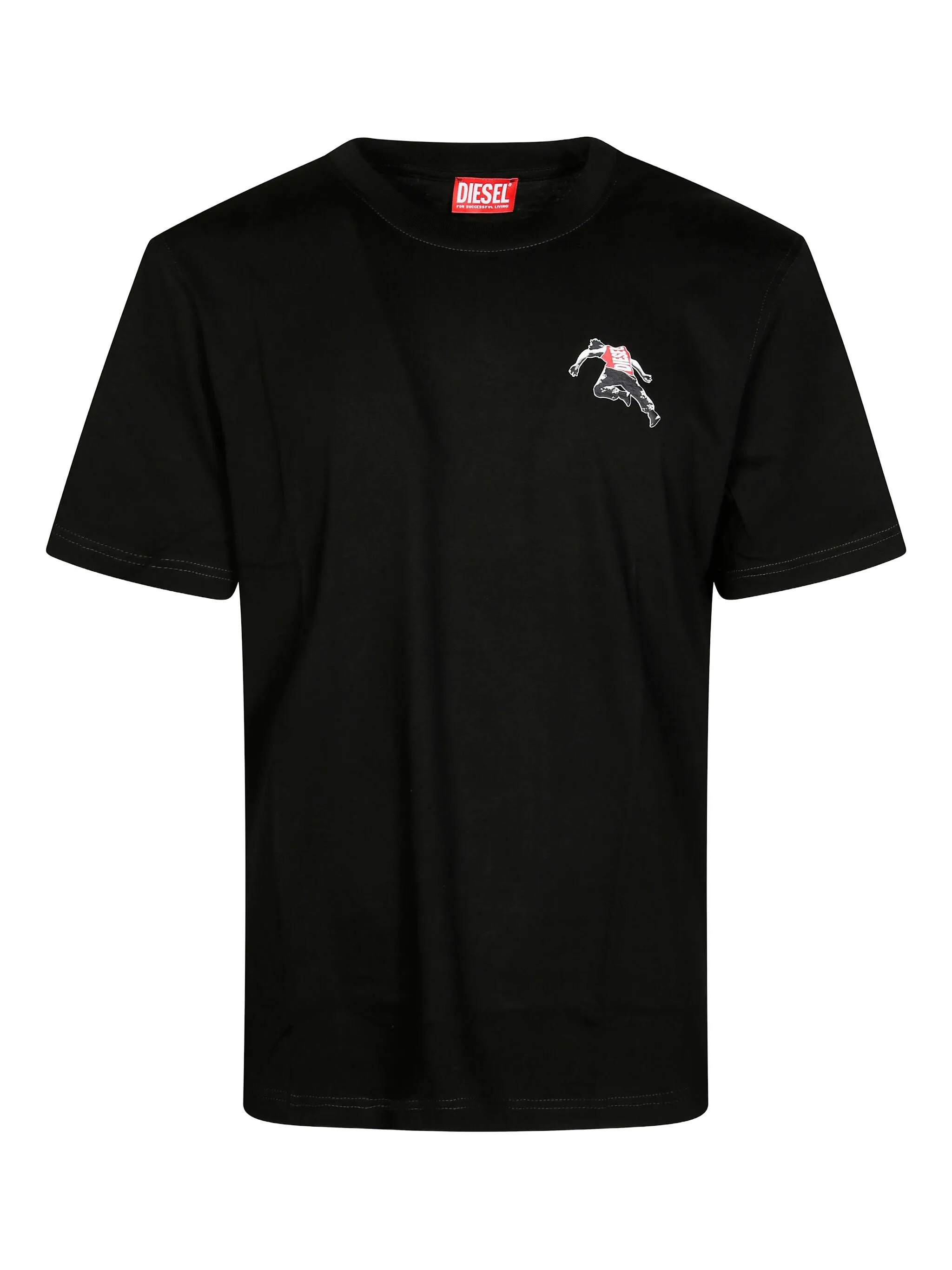 Футболка с круглым вырезом Diesel, черный
Футболка с круглым вырезом Diesel, черный
