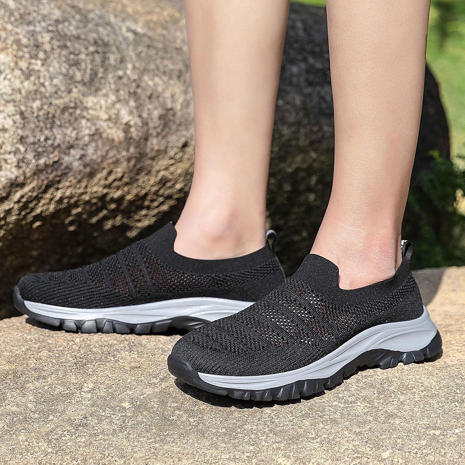 Мужские кроссовки Hbeylia для бега, ультралегкие, с дышащим верхом из трикотажа Fly, прогулочные кроссовки, противоскользящие, ударопрочные, спортивные модные кроссовки, сетчатая обувь для тренировок и повседневного спорта, черный
Мужские кроссовки Hbeylia для бега, ультралегкие, с дышащим верхом из трикотажа Fly, прогулочные кроссовки, противоскользящие, ударопрочные, спортивные модные кроссовки, сетчатая обувь для тренировок и повседневного спорта, черный