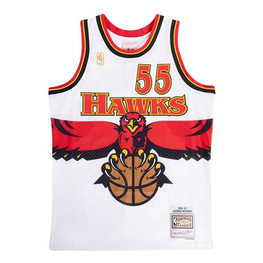 Джерси Mitchell & Ness x NBA Atlanta Hawks 1996-97 Swingman Jersey 'Dikembe Mutombo 55', белый
Джерси Mitchell & Ness x NBA Atlanta Hawks 1996-97 Swingman Jersey 'Dikembe Mutombo 55', белый