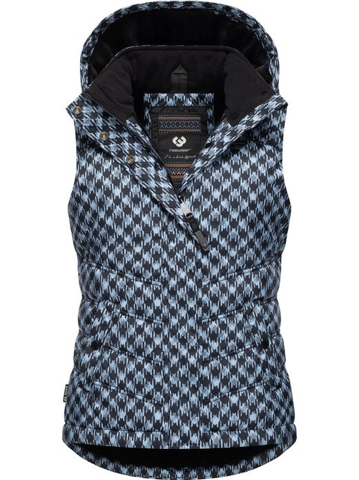 Стеганый жилет с принтом hesty Ragwear, синий
Стеганый жилет с принтом hesty Ragwear, синий