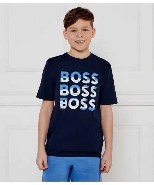 Футболка Regular fit Boss Kidswear, синий
Футболка Regular fit Boss Kidswear, синий