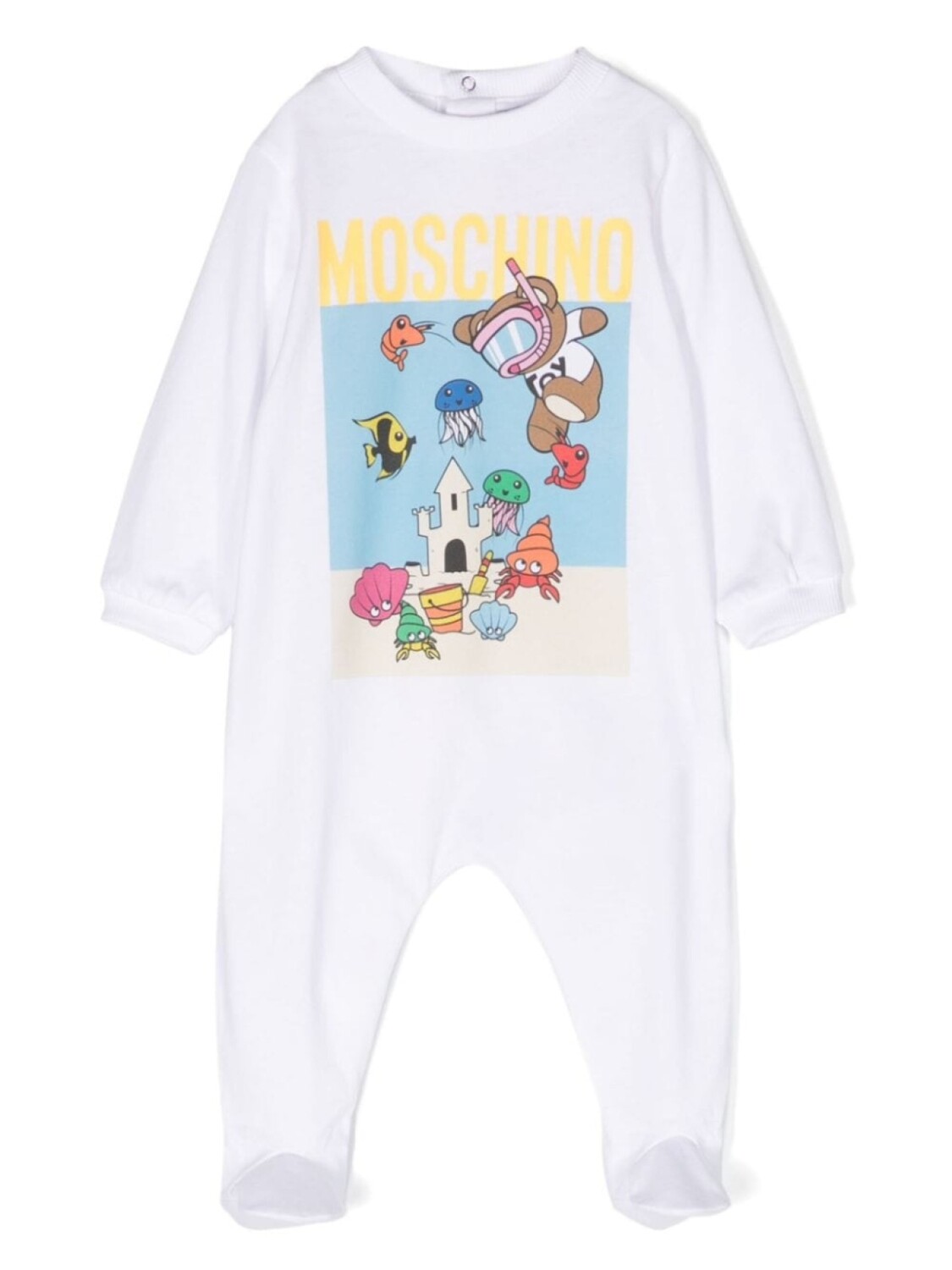 Moschino Kids пижама с графичным принтом, белый
Moschino Kids пижама с графичным принтом, белый
