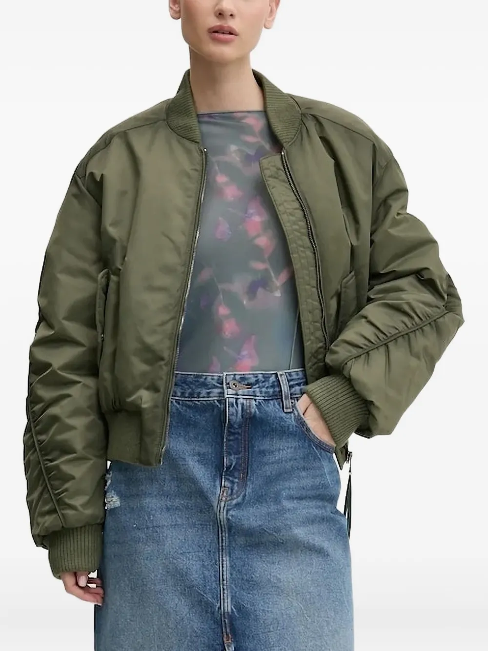 Жакет с манжетами в рубчик HUGO, зеленый
Жакет с манжетами в рубчик HUGO, зеленый