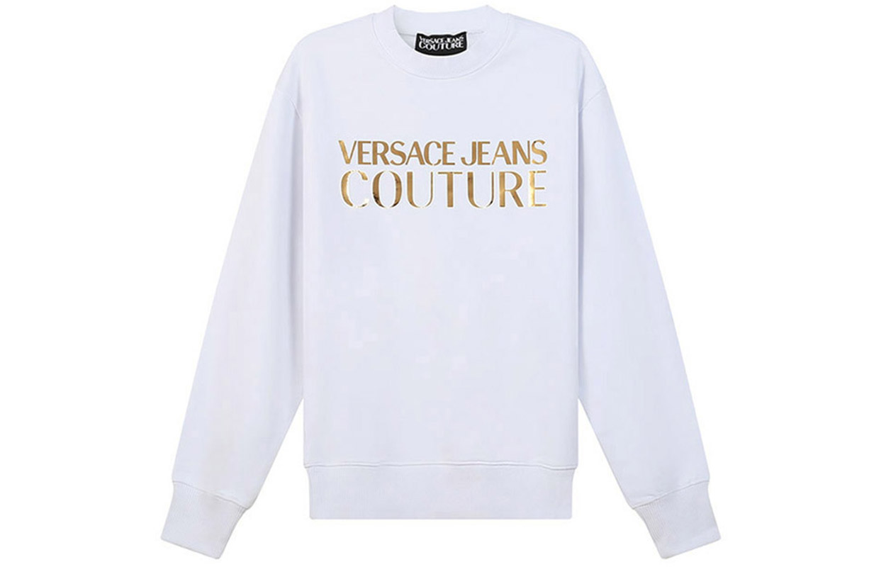 Свитшот из хлопка с принтом логотипа VERSACE JEANS COUTURE, белый
Свитшот из хлопка с принтом логотипа VERSACE JEANS COUTURE, белый