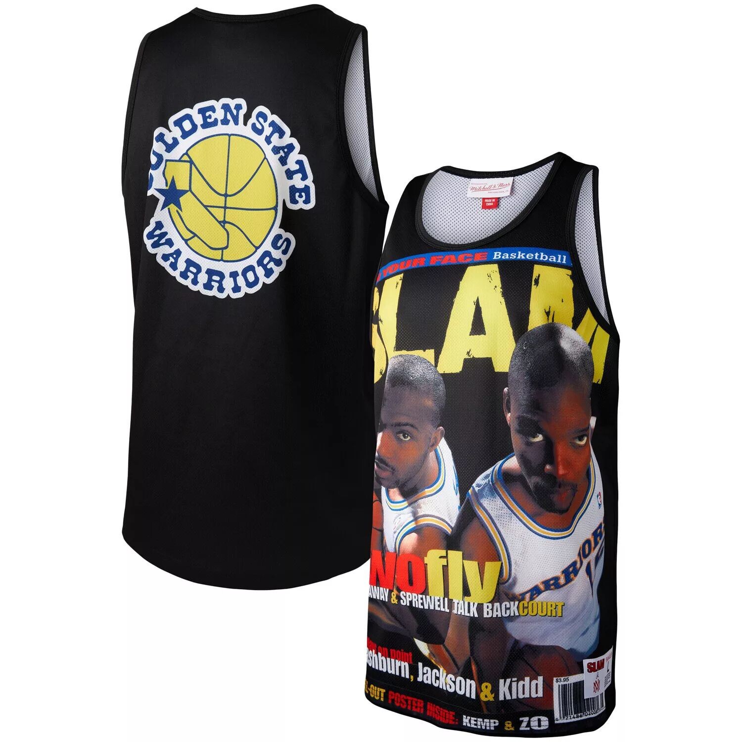 Мужская майка Mitchell & Ness Tim Hardaway/Latrell Sprewell черная Golden State Warriors Slam Player
Мужская майка Mitchell & Ness Tim Hardaway/Latrell Sprewell черная Golden State Warriors Slam Player