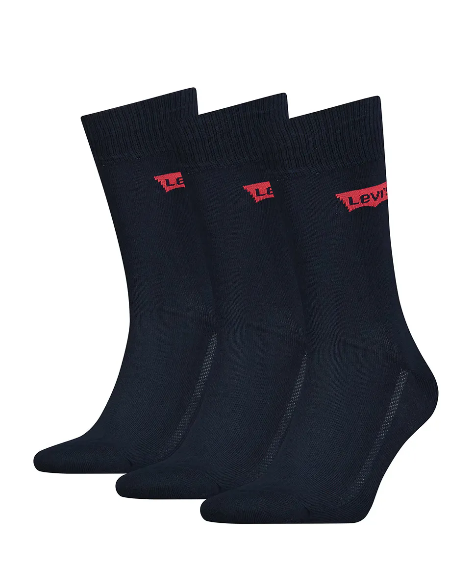 Комплект из трех пар коротких мужских носков черного цвета Levi's
Комплект из трех пар коротких мужских носков черного цвета Levi's