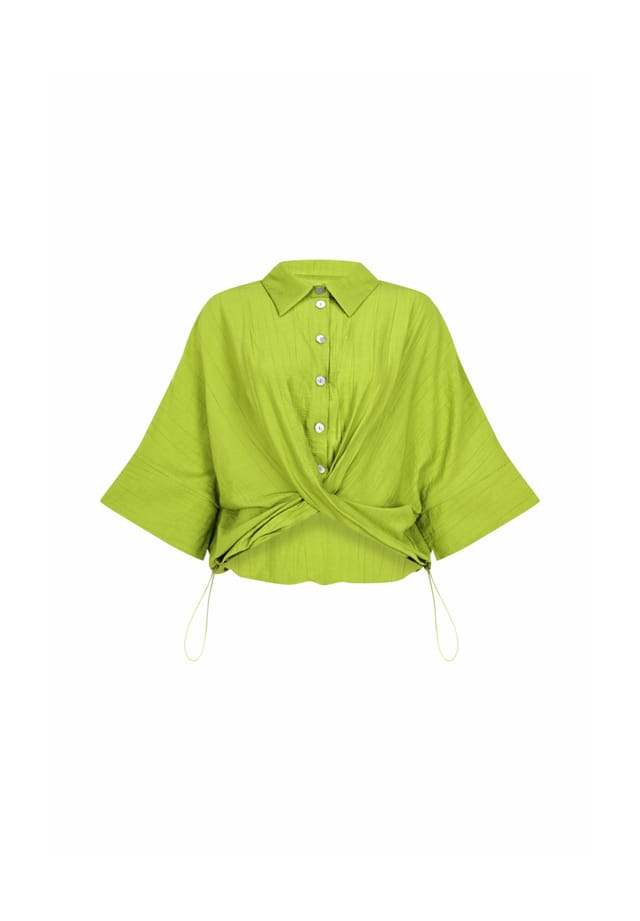 Блузка Maya с коротким вырезом Freshlions, зеленый
Блузка Maya с коротким вырезом Freshlions, зеленый