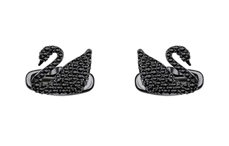 Swarovski Лацканные запонки Лебедь с искусственными кристаллами, мужские, черные
Swarovski Лацканные запонки Лебедь с искусственными кристаллами, мужские, черные