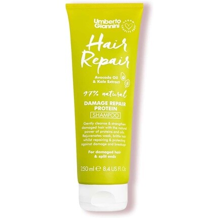 Umberto Giannini Восстанавливающий шампунь для сухих и поврежденных волос, веганский и без жестокости, 250 мл
Umberto Giannini Восстанавливающий шампунь для сухих и поврежденных волос, веганский и без жестокости, 250 мл