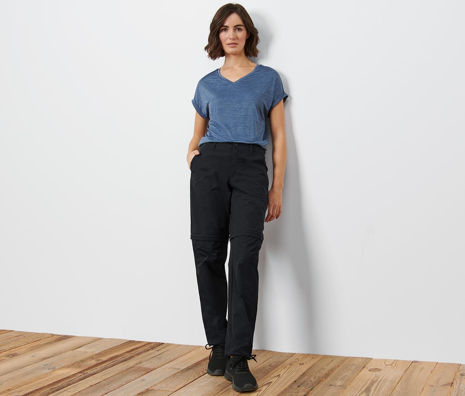 Функциональные брюки 2 в 1 Tchibo, черный
Функциональные брюки 2 в 1 Tchibo, черный