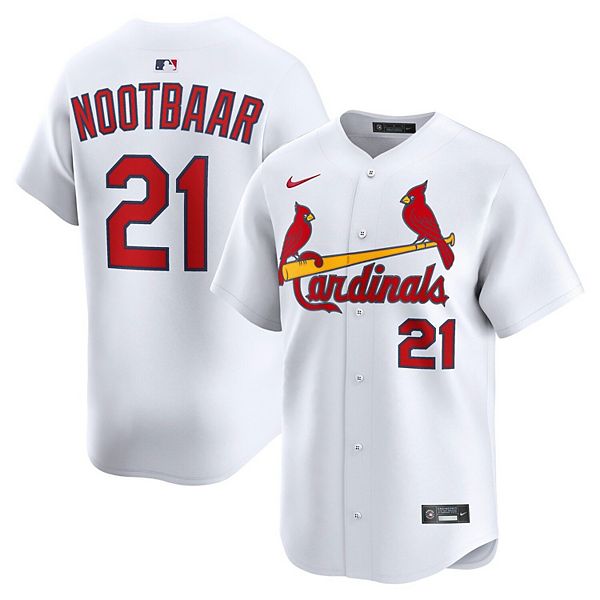 Мужская белая бейсболка St Louis Cardinals Lars Nootbaar Nike
Мужская белая бейсболка St Louis Cardinals Lars Nootbaar Nike