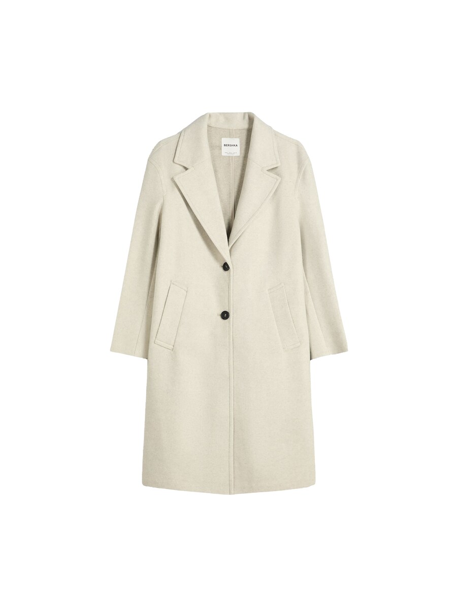 Демисезонное пальто Bershka, Cream
Демисезонное пальто Bershka, Cream