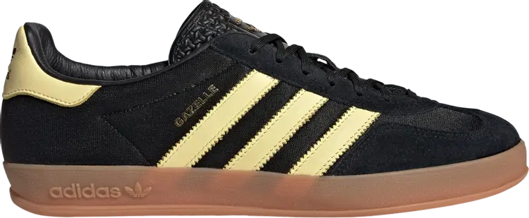 Кроссовки Gazelle Indoor 'Black Almost Yellow Gum', черный
Кроссовки Gazelle Indoor 'Black Almost Yellow Gum', черный