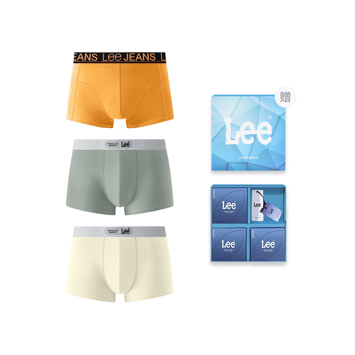 Lee Классический 101 подарочный набор нижнего белья для мужчин, 3 штуки
Lee Классический 101 подарочный набор нижнего белья для мужчин, 3 штуки