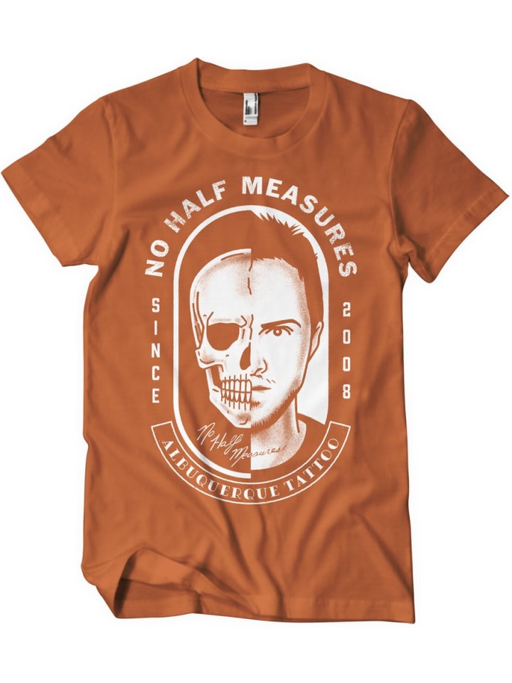 Футболка No Half Measures T-Shirt Breaking Bad, оранжевый
Футболка No Half Measures T-Shirt Breaking Bad, оранжевый