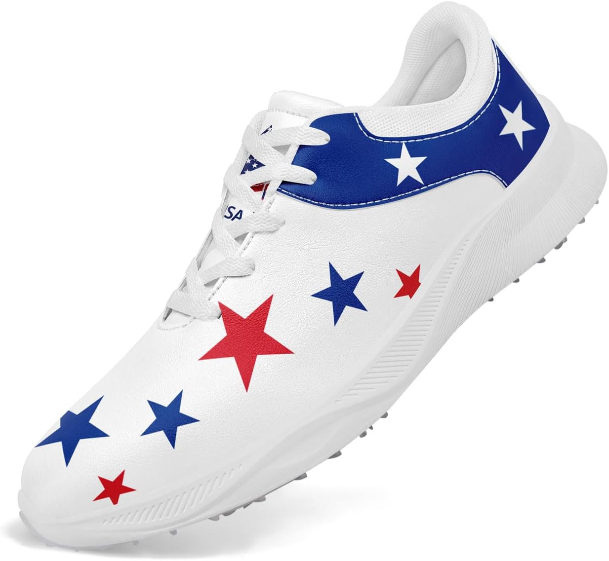 Гольф-туфли без шипов для мужчин, дышащие кроссовки для гольфа для женщин с дизайном американского флага, спортивная обувь для ходьбы Onegam, белый/красный
Гольф-туфли без шипов для мужчин, дышащие кроссовки для гольфа для женщин с дизайном американского флага, спортивная обувь для ходьбы Onegam, белый/красный
