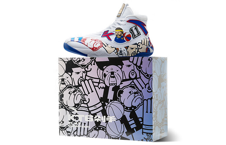 Баскетбольные кроссовки KT6 мужские высокие белые/синие/красные Anta
Баскетбольные кроссовки KT6 мужские высокие белые/синие/красные Anta