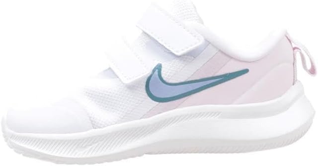 Кроссовки для гимнастики Nike Star Runner 3 (PSV), унисекс, детские, белый/розовый
Кроссовки для гимнастики Nike Star Runner 3 (PSV), унисекс, детские, белый/розовый