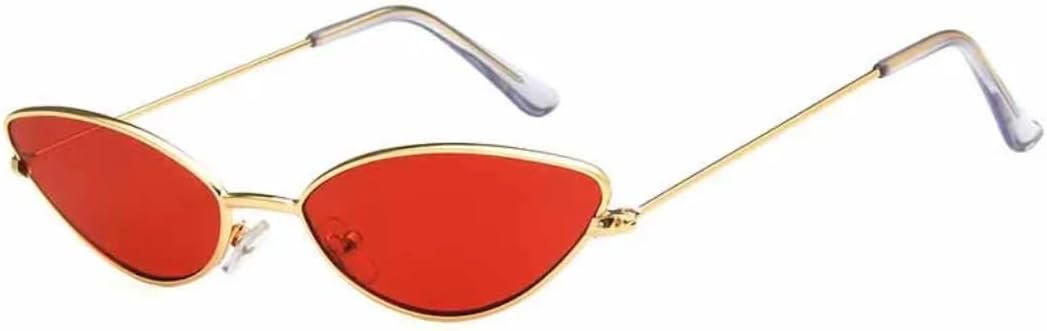 Солнцезащитные очки с защитой UV400 | Маленький размер "кошачий глаз", золотисто-серый | для женщин и мужчин, для занятий спортом на открытом воздухе и вождения DSVIGF, Gold Red
Солнцезащитные очки с защитой UV400 | Маленький размер "кошачий глаз", золотисто-серый | для женщин и мужчин, для занятий спортом на открытом воздухе и вождения DSVIGF, Gold Red