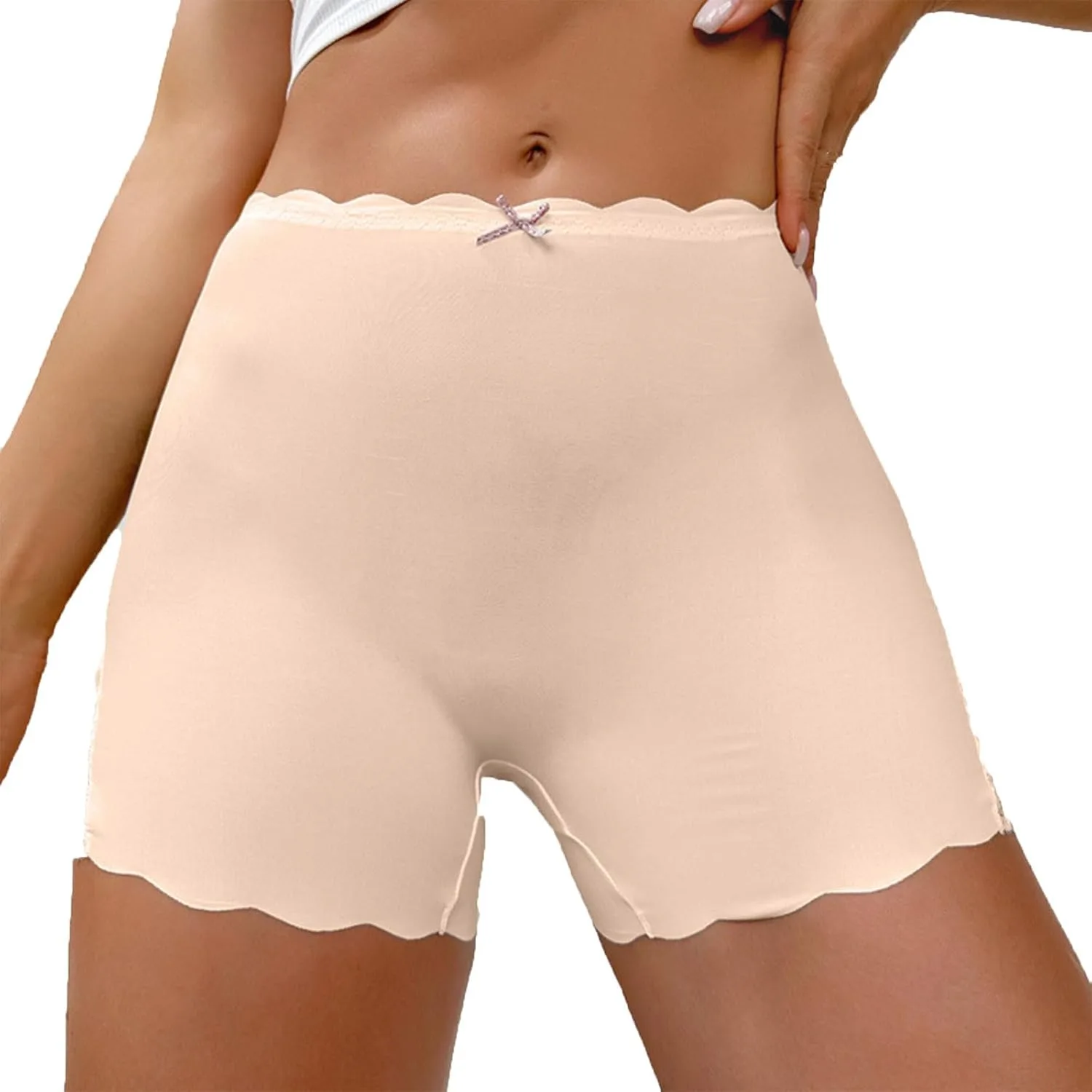 Женские шорты-слипы с бантом на талии для бега
Женские шорты-слипы с бантом на талии для бега