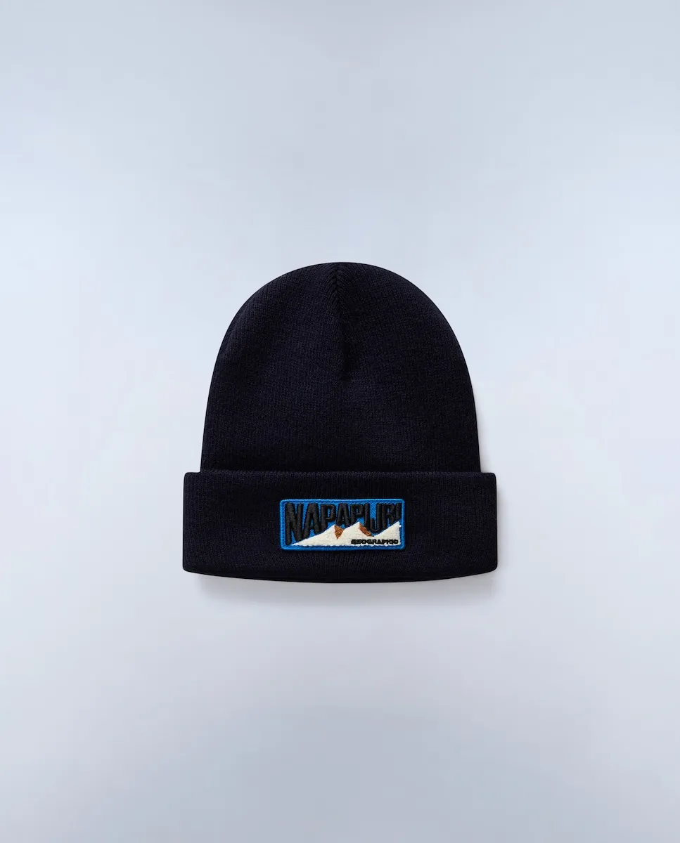 Мужская шапка с передним эластичным вязаным патчем Napapijri, черный
Мужская шапка с передним эластичным вязаным патчем Napapijri, черный