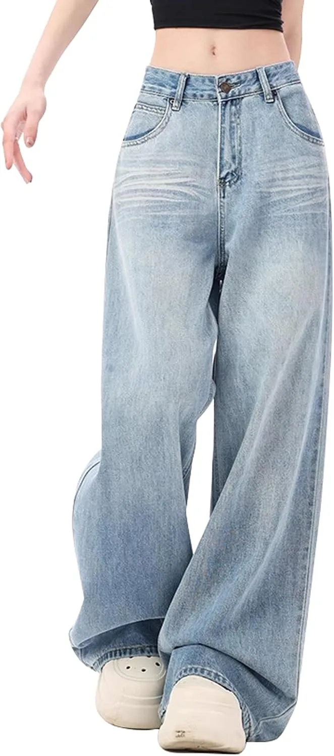 SESERAGI Sweatpant Jeans Women Wide Leg Tall Loose High Waisted
SESERAGI Sweatpant Jeans Women Wide Leg Tall Loose High Waisted