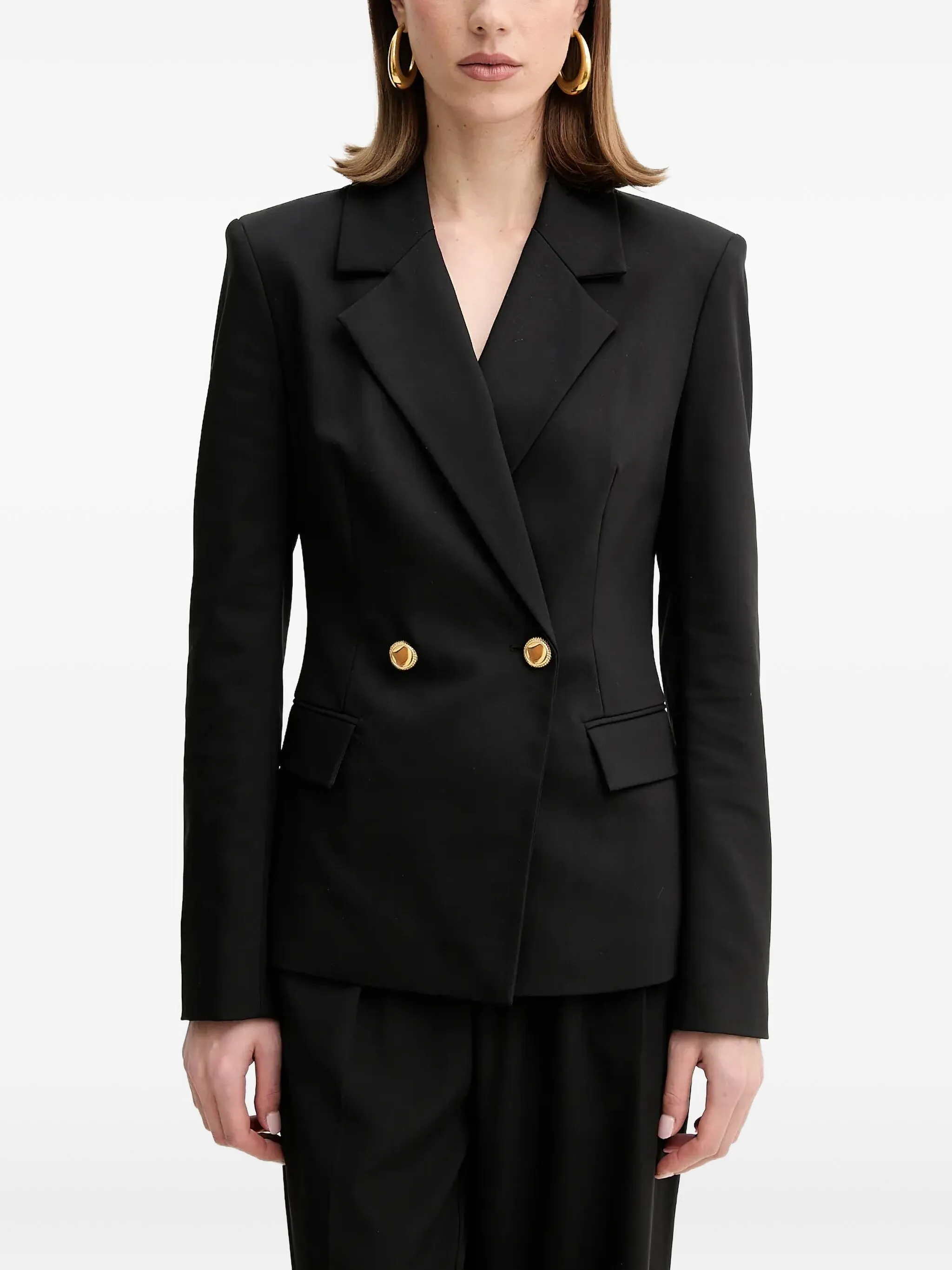 Двубортный пиджак Guess Usa, черный
Двубортный пиджак Guess Usa, черный