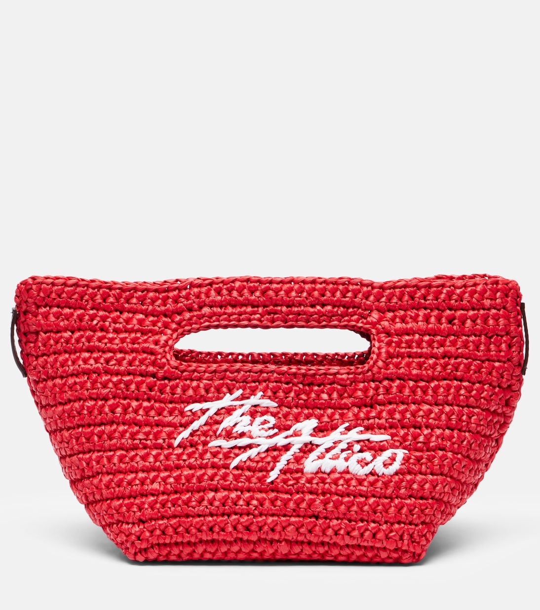 Сумка-тоут с эффектом рафии Via Dei Giardini 15 The Attico, красный
Сумка-тоут с эффектом рафии Via Dei Giardini 15 The Attico, красный