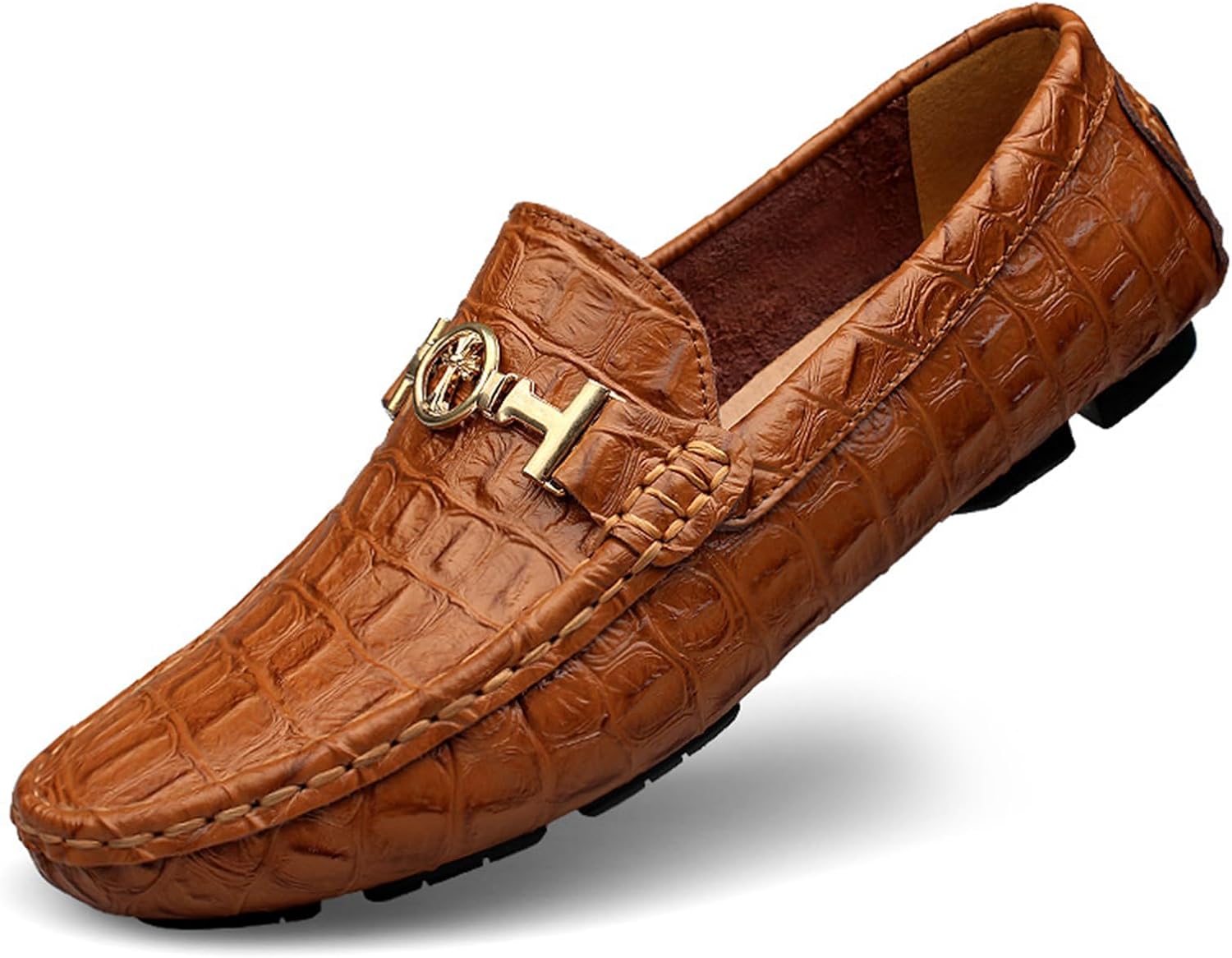Мужские мокасины из натуральной кожи, модные слипоны, повседневная обувь, удобные дышащие мужские туфли для вождения Abborora, коричневый
Мужские мокасины из натуральной кожи, модные слипоны, повседневная обувь, удобные дышащие мужские туфли для вождения Abborora, коричневый