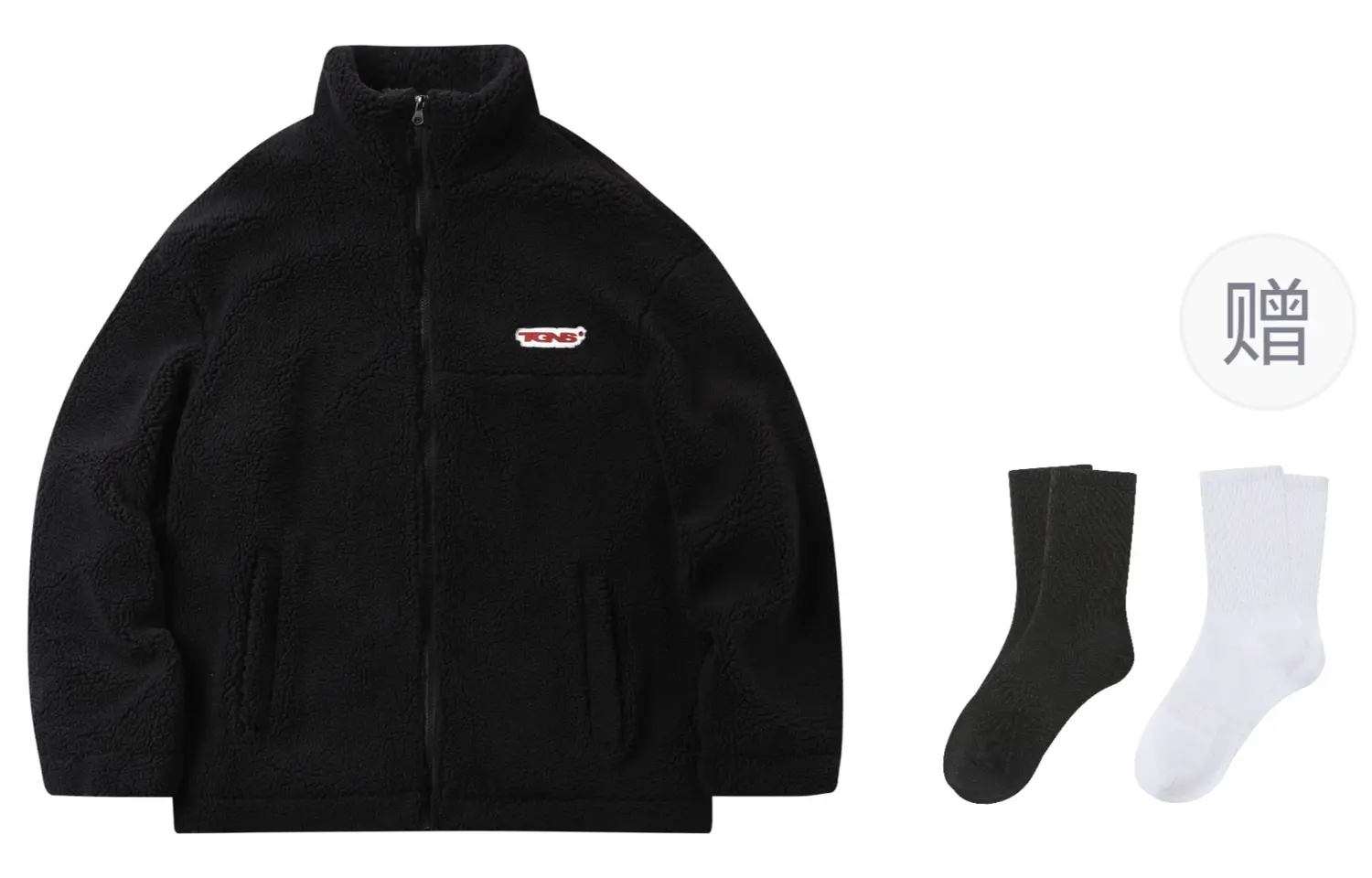 TGNS Вельветовая куртка унисекс, Black (Comes with Socks)
TGNS Вельветовая куртка унисекс, Black (Comes with Socks)