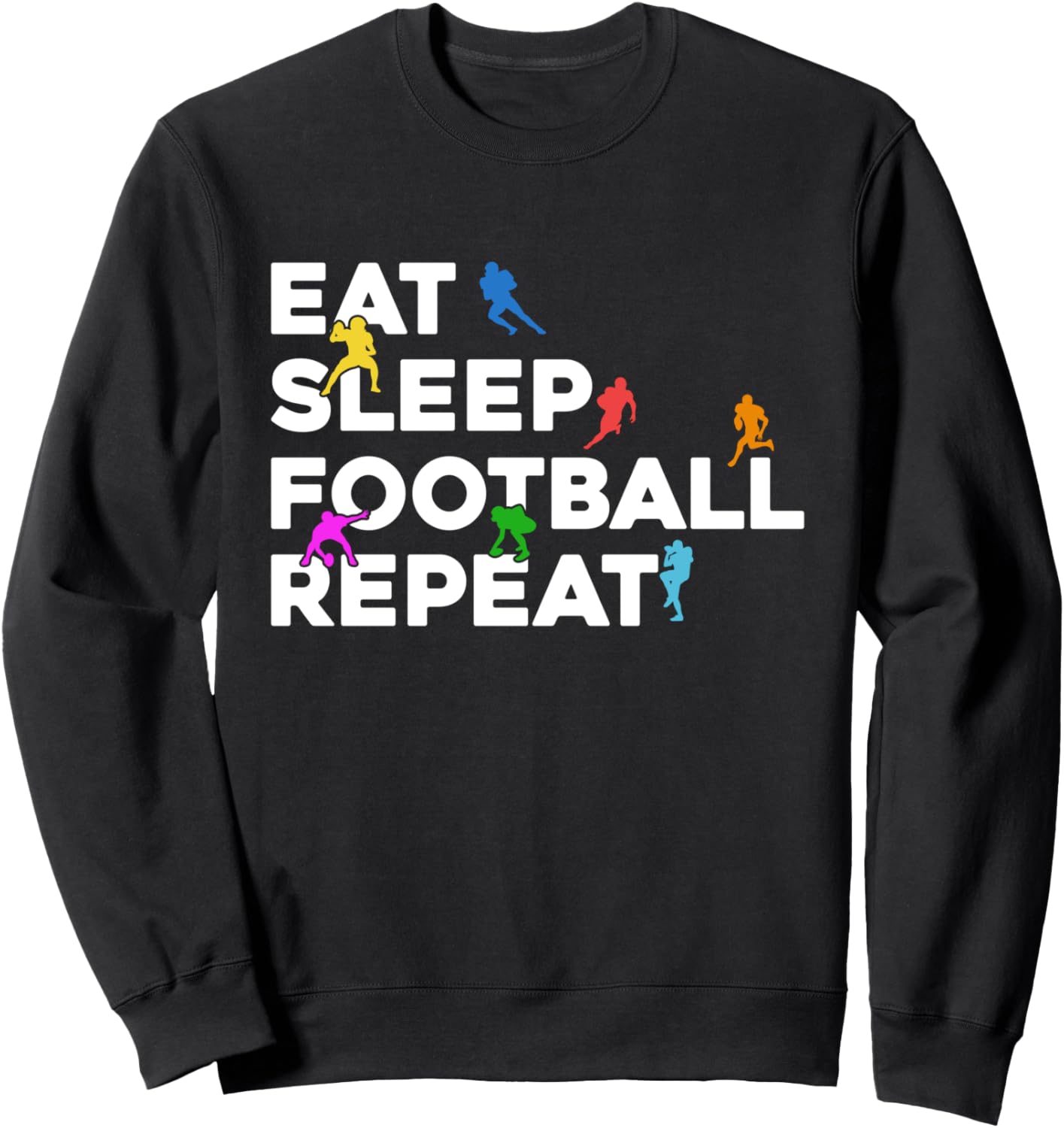 Ешь, спи, играй в футбол, повторяй - толстовка для американского футбола Football Season American Football Game, черный
Ешь, спи, играй в футбол, повторяй - толстовка для американского футбола Football Season American Football Game, черный