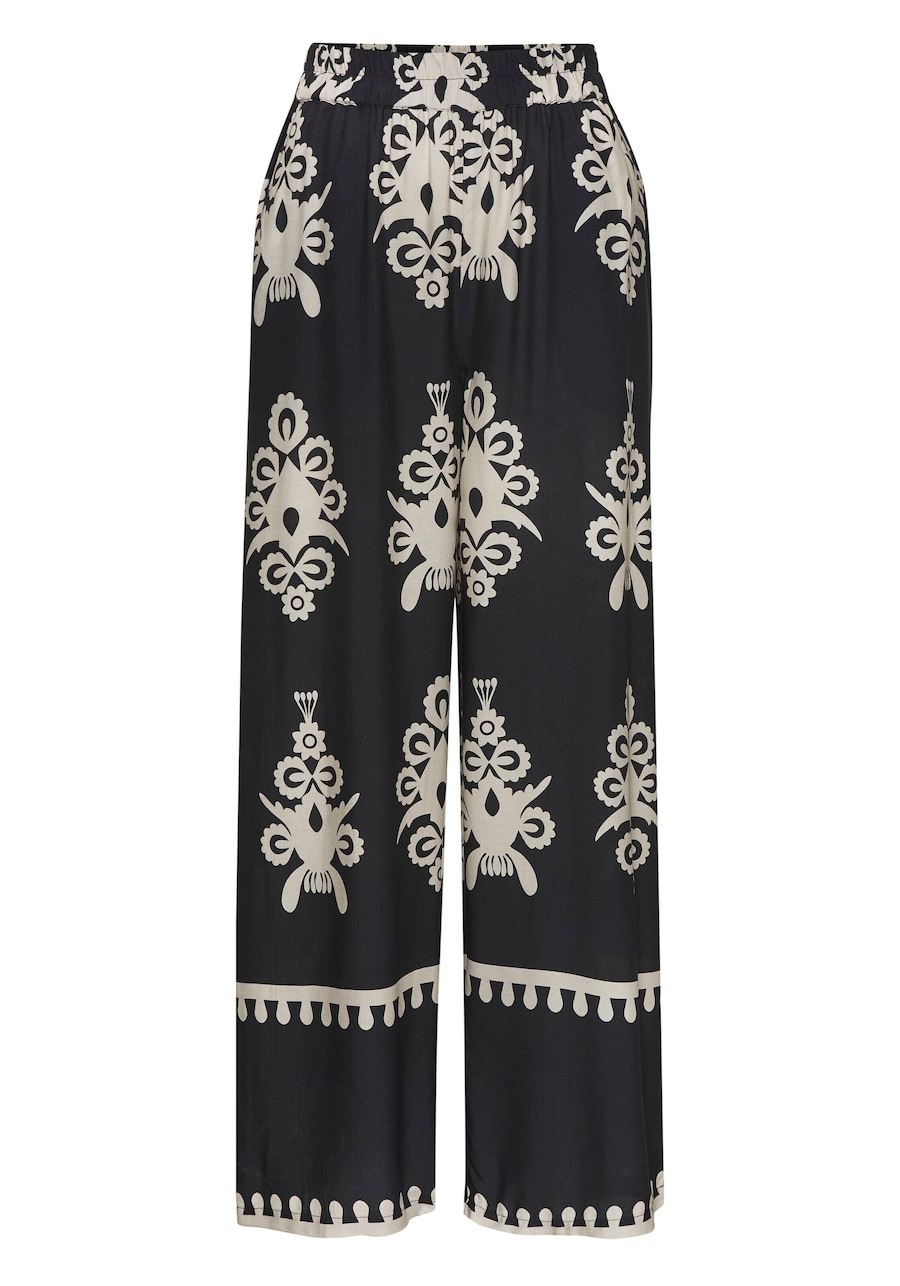 Обычные брюки LASCANA, черный
Обычные брюки LASCANA, черный