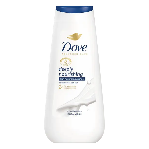 Гель для душа, 225 мл Dove Deeply nourishing 
Гель для душа, 225 мл Dove Deeply nourishing