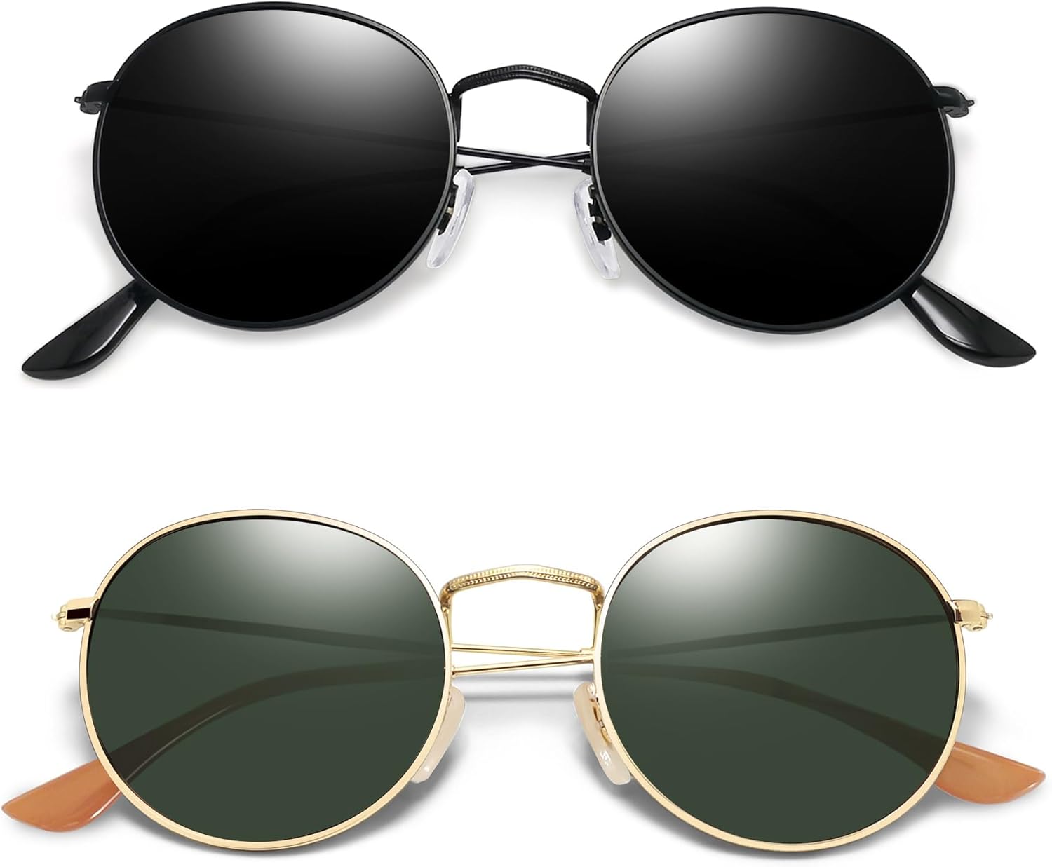 Винтажные круглые солнцезащитные очки Joopin для женщин, ретро-стиль, поляризованные солнцезащитные очки с защитой UV400, круглые солнцезащитные очки для мужчин, A07- Black + G15
Винтажные круглые солнцезащитные очки Joopin для женщин, ретро-стиль, поляризованные солнцезащитные очки с защитой UV400, круглые солнцезащитные очки для мужчин, A07- Black + G15