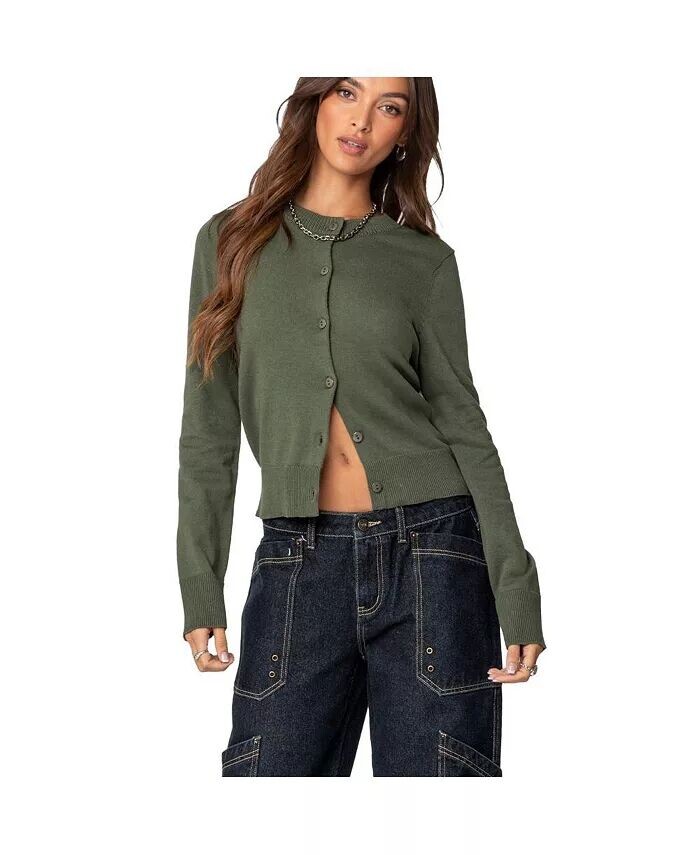 Женский кардиган Hollie на пуговицах Edikted, зеленый
Женский кардиган Hollie на пуговицах Edikted, зеленый