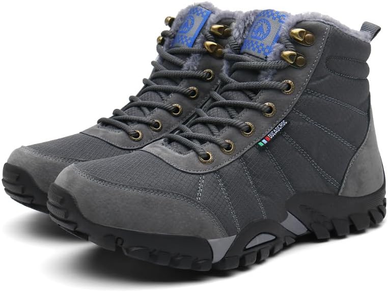 Мужские зимние ботинки Мужские зимние ботинки Водонепроницаемые нескользящие с меховой подкладкой, зимние ботинки до щиколотки, уличные, легкие, противоскользящие походные ботинки Soft Time Toy, серый
Мужские зимние ботинки Мужские зимние ботинки Водонепроницаемые нескользящие с меховой подкладкой, зимние ботинки до щиколотки, уличные, легкие, противоскользящие походные ботинки Soft Time Toy, серый