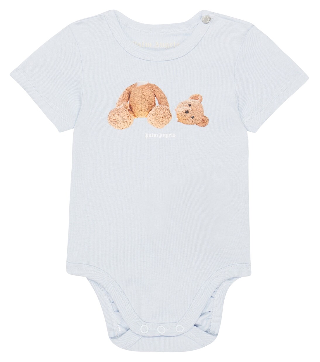 Хлопковый комбинезон с детским принтом Palm Angels Kids, синий
Хлопковый комбинезон с детским принтом Palm Angels Kids, синий