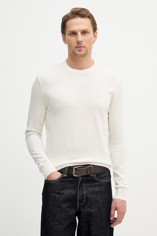 Хлопковый свитер kalil Guess, бежевый
Хлопковый свитер kalil Guess, бежевый