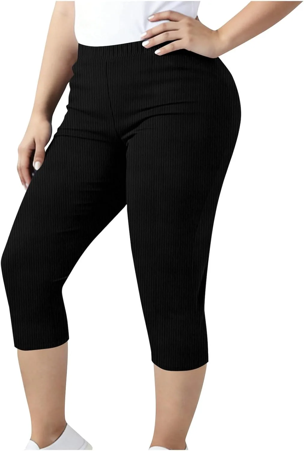 Женские рифленые капри-леггинсы Plus Size для йоги и тренировок Zzalalana
Женские рифленые капри-леггинсы Plus Size для йоги и тренировок Zzalalana