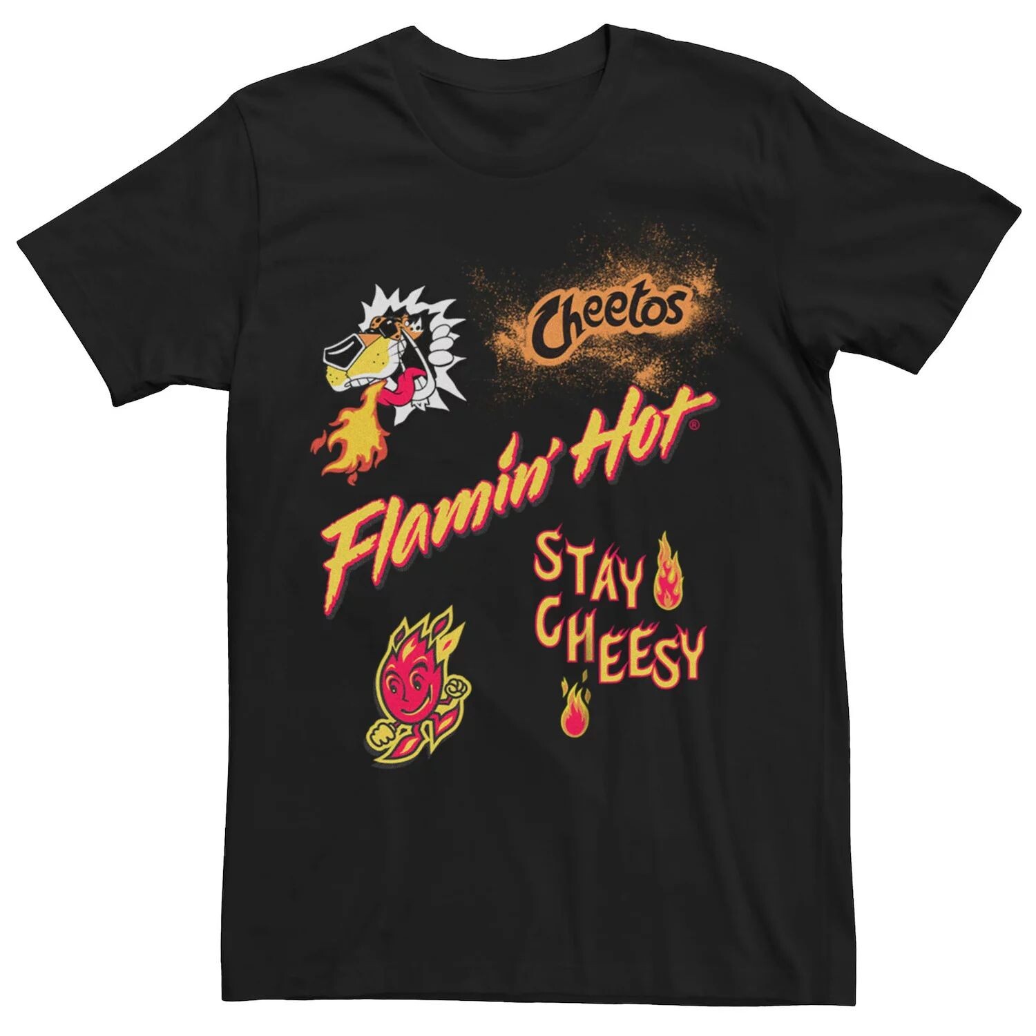 Мужская футболка Cheetos Flamin Hot Stay Cheesy Licensed Character
Мужская футболка Cheetos Flamin Hot Stay Cheesy Licensed Character