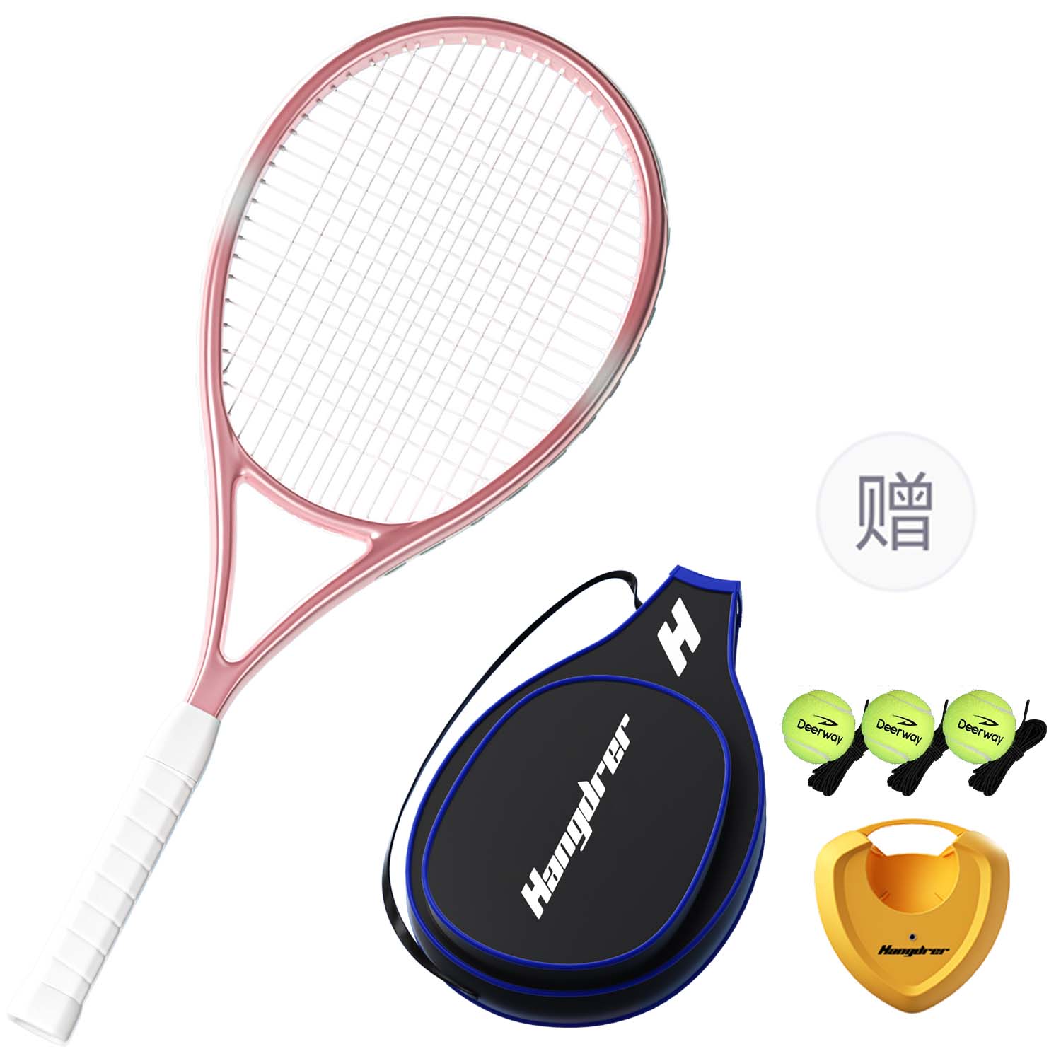 Теннисная ракетка Unisex Full Carbon, 270-290 г, 103 кв дюйма DEERWAY, hanjue розовый single racket+no-needle base+stringed tennis *3+upgraded racket bag
Теннисная ракетка Unisex Full Carbon, 270-290 г, 103 кв дюйма DEERWAY, hanjue розовый single racket+no-needle base+stringed tennis *3+upgraded racket bag