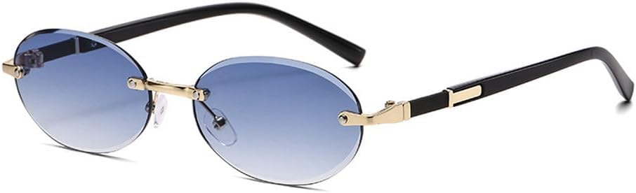 Персонализированные солнцезащитные очки в овальной оправе в стиле ретро для женщин и мужчин, металлические солнцезащитные очки без оправы, для путешествий, с защитой от УФ-излучения UV400 HYYZZC, C8
Персонализированные солнцезащитные очки в овальной оправе в стиле ретро для женщин и мужчин, металлические солнцезащитные очки без оправы, для путешествий, с защитой от УФ-излучения UV400 HYYZZC, C8