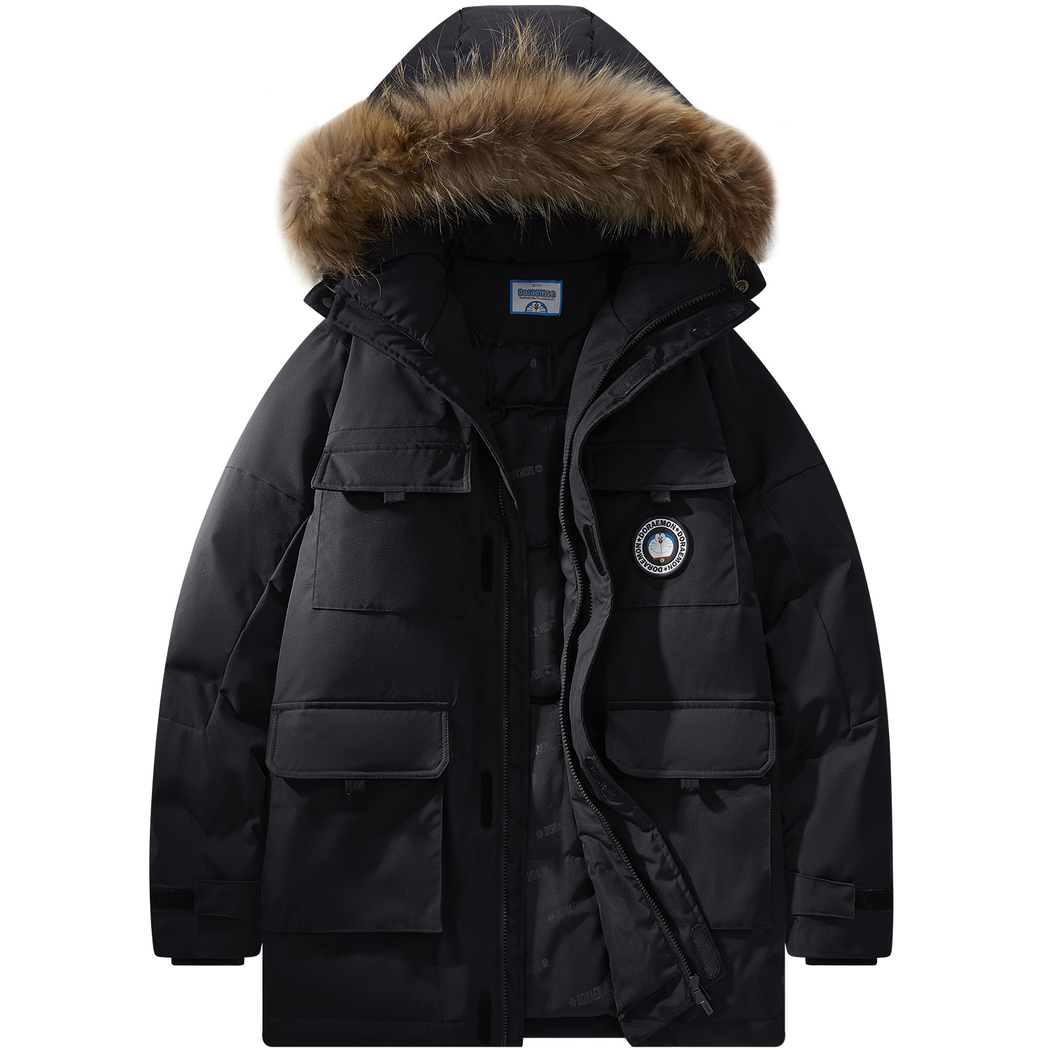 Doraemon Пуховик зимний унисекс, Black (Workwear)
Doraemon Пуховик зимний унисекс, Black (Workwear)