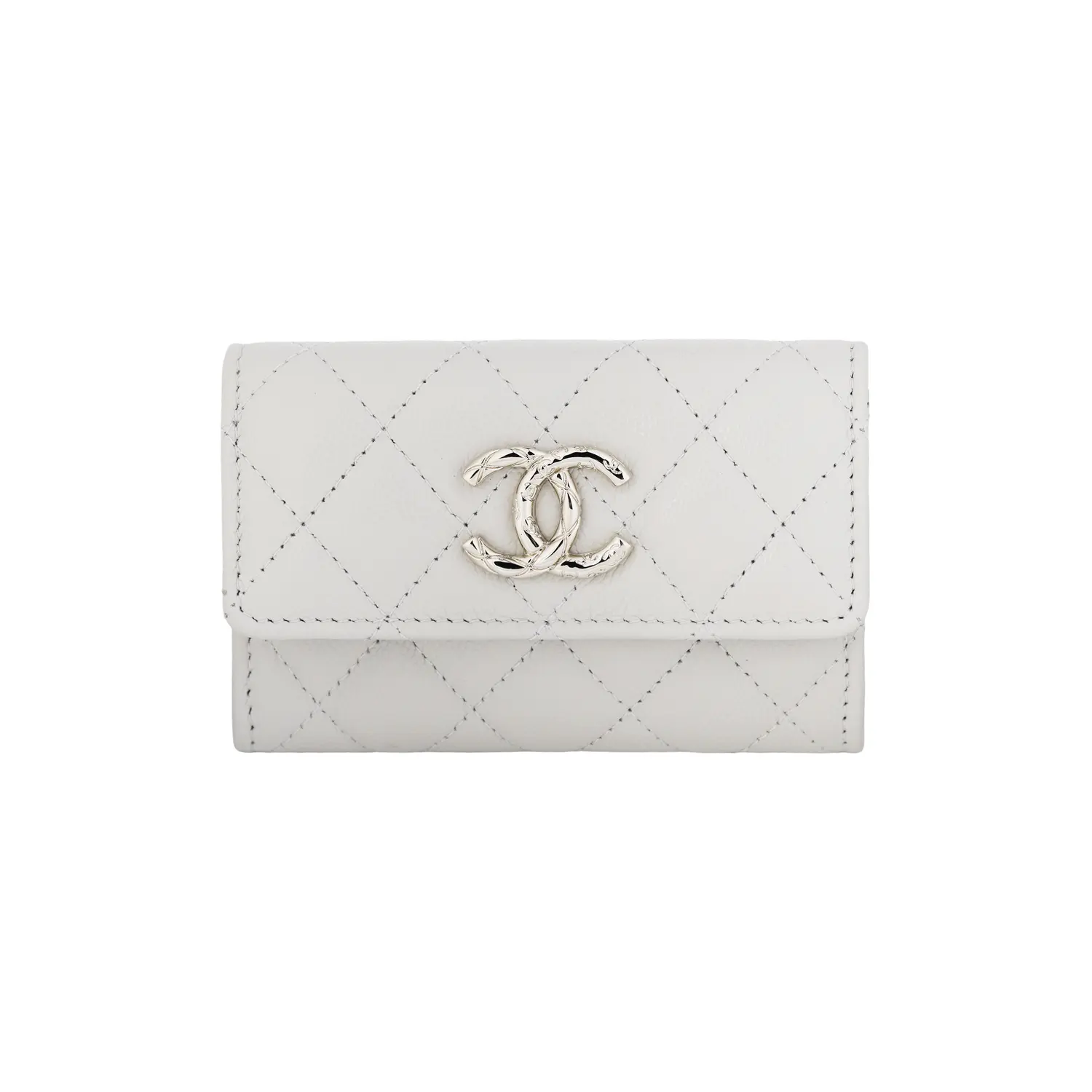 CHANEL Женский серый кошелек для карт из кожи личи
CHANEL Женский серый кошелек для карт из кожи личи